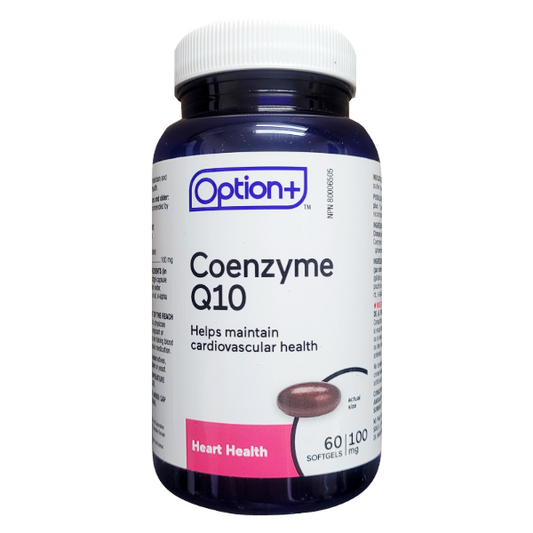 Option+ Coenzyme Q10 100 mg Multivitamin 60 Softgels