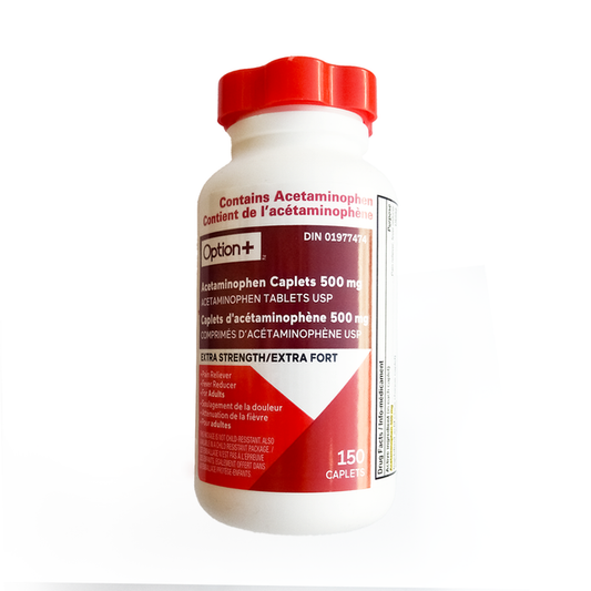Option+ Acetaminophen 500 mg 200 Caplets