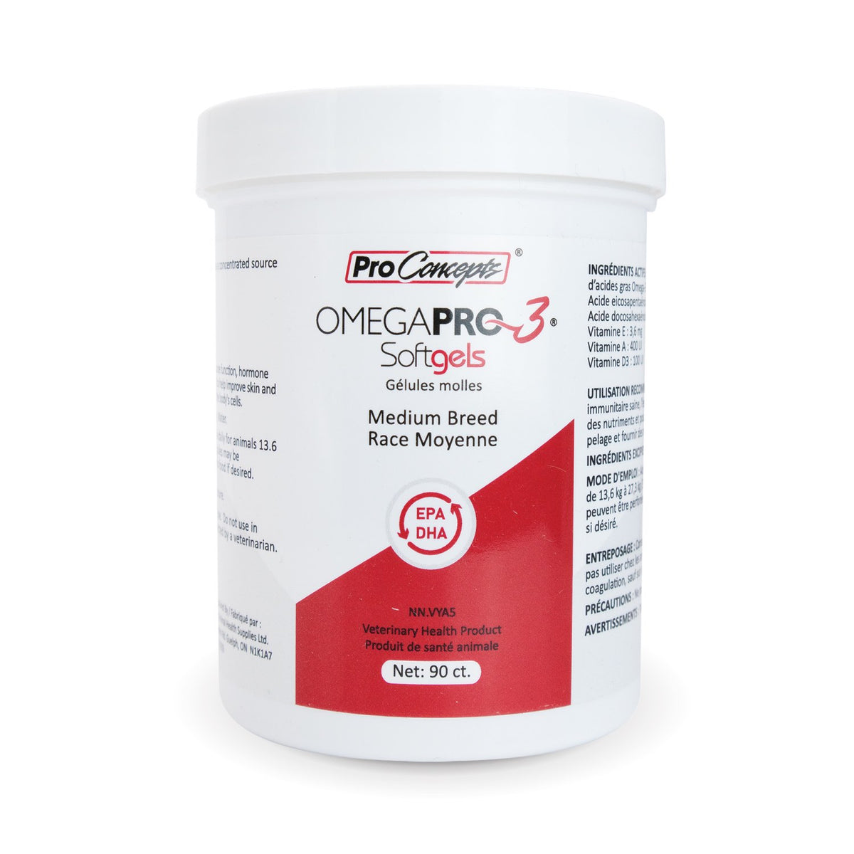ProConcepts Animal Health OmegaPro-3 for medium breeds