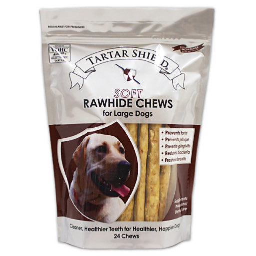 Rawhide soft chew for large dogs, 24 chews