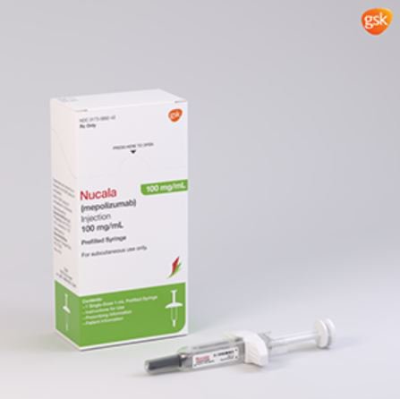Nucala 100mg/ml prefilled syringe or auto injector
