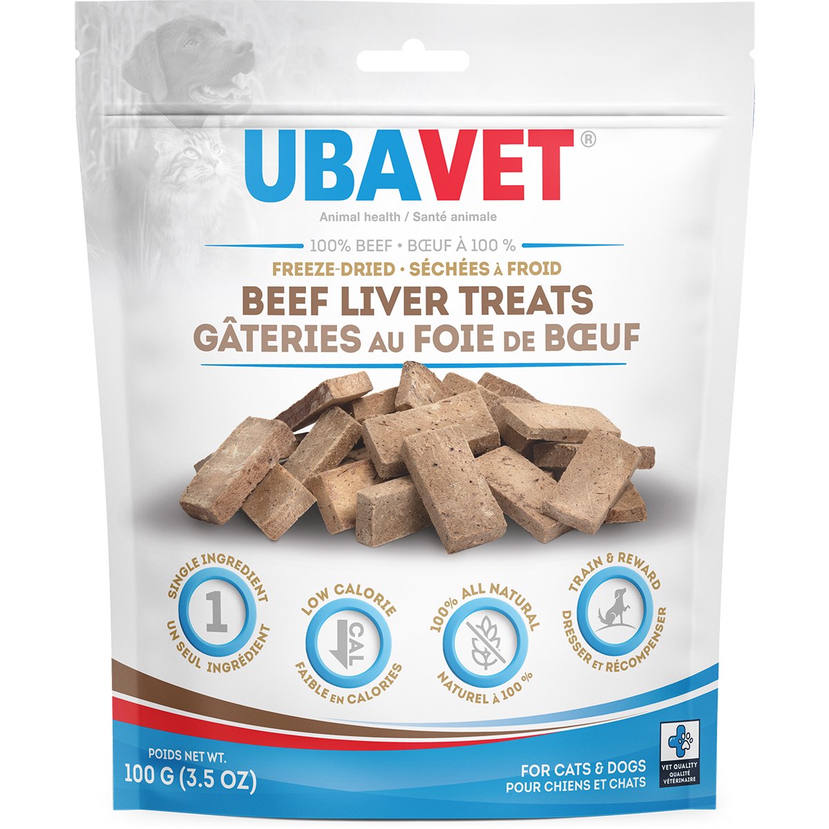 Freeze dried beef liver treats 100g