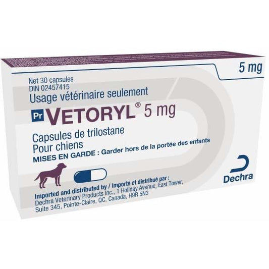Vetoryl 5 mg, 30 capsules