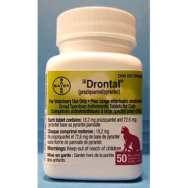 Drontal 18.2 mg, 50 Tablets