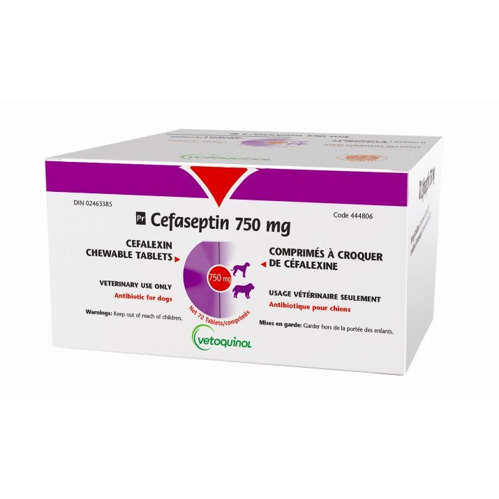 Cefaseptin 750 mg Single Chewable Tablet