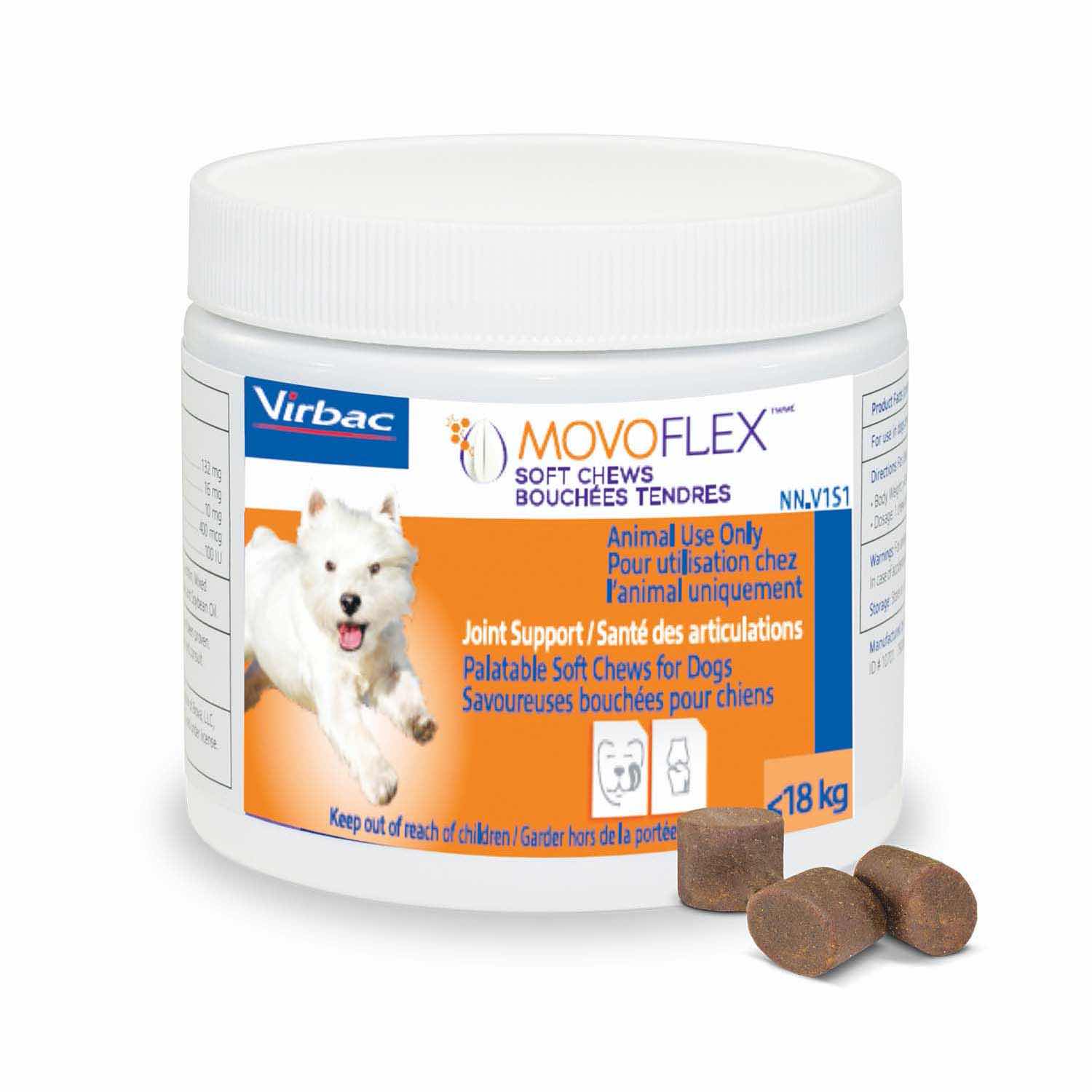 Virbac Movoflex for small dogs Chicken Chews