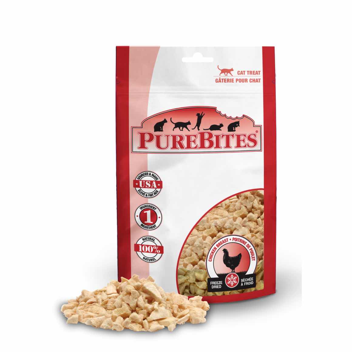 PureBites Freeze-Dried Cat Treats 66g Chicken
