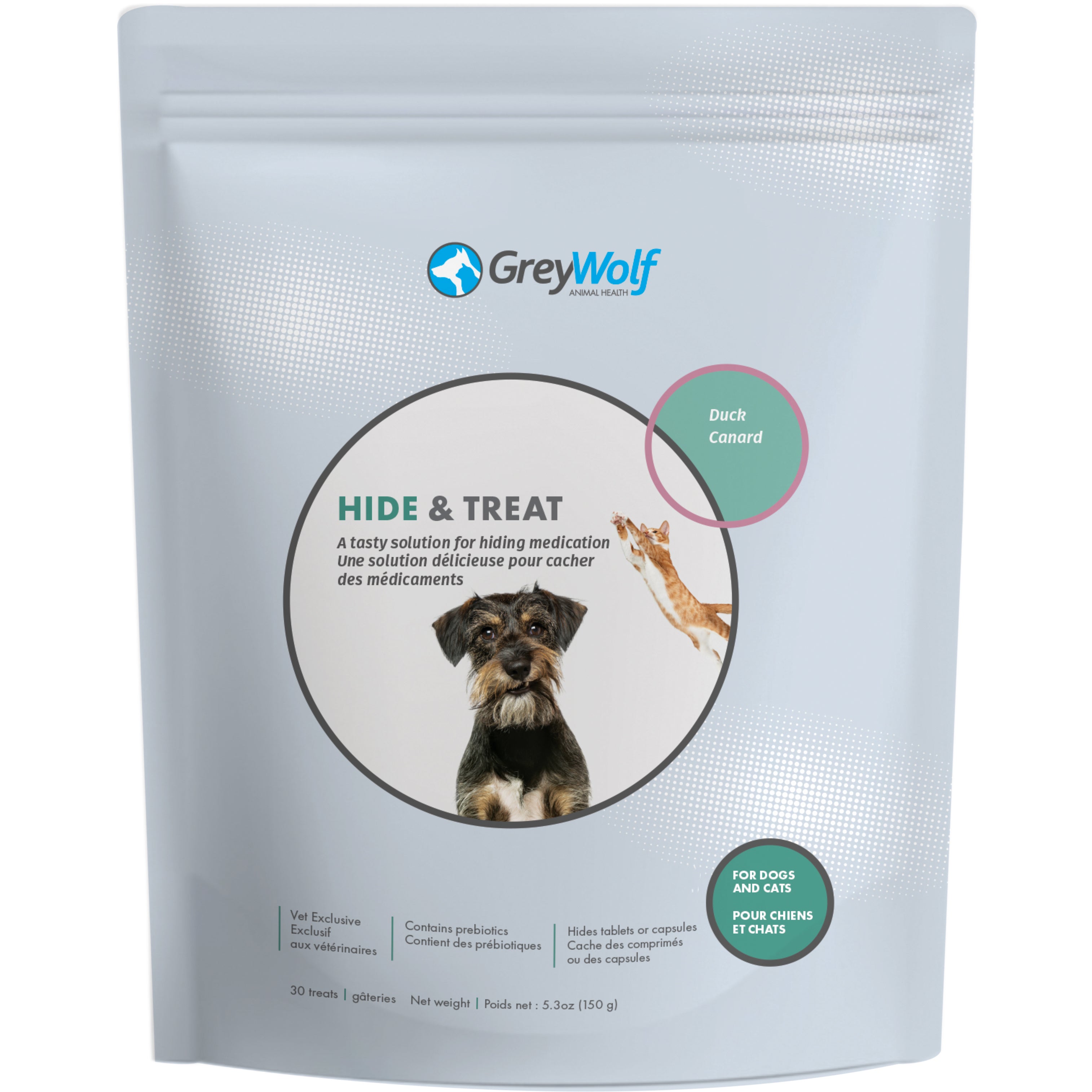 Grey Wolf Animal Health Hide & Treat 30 Chews