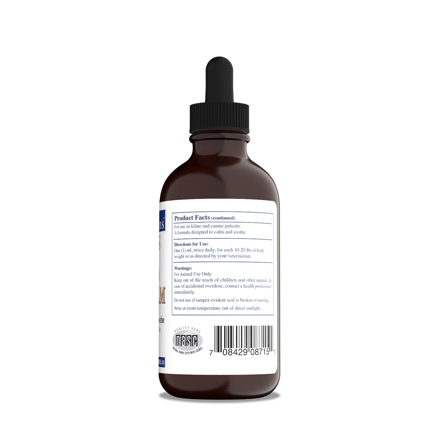 Rx Vitamins Liquid NutriCalm Calming Liquid for Dogs & Cats, 120 ml