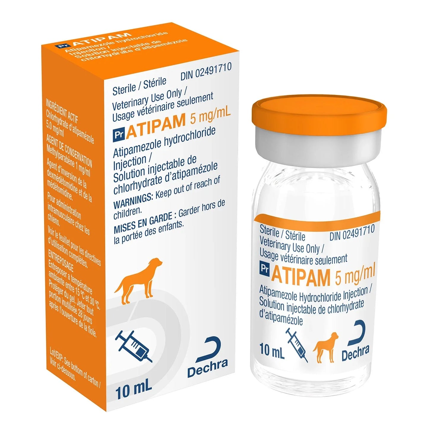 Atipam 5 mg/ml, 1 x 10-ml vial