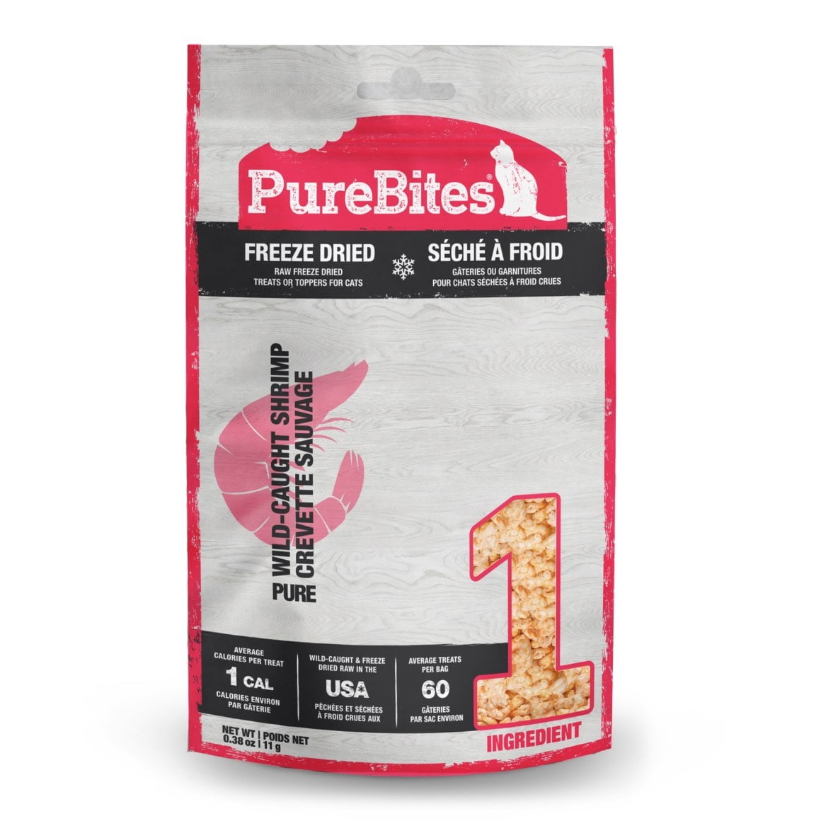 PureBites Freeze-Dried Shrimp Cat Treats 11g