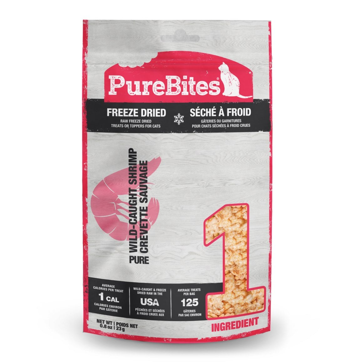 PureBites Freeze-Dried Shrimp Cat Treats 23g