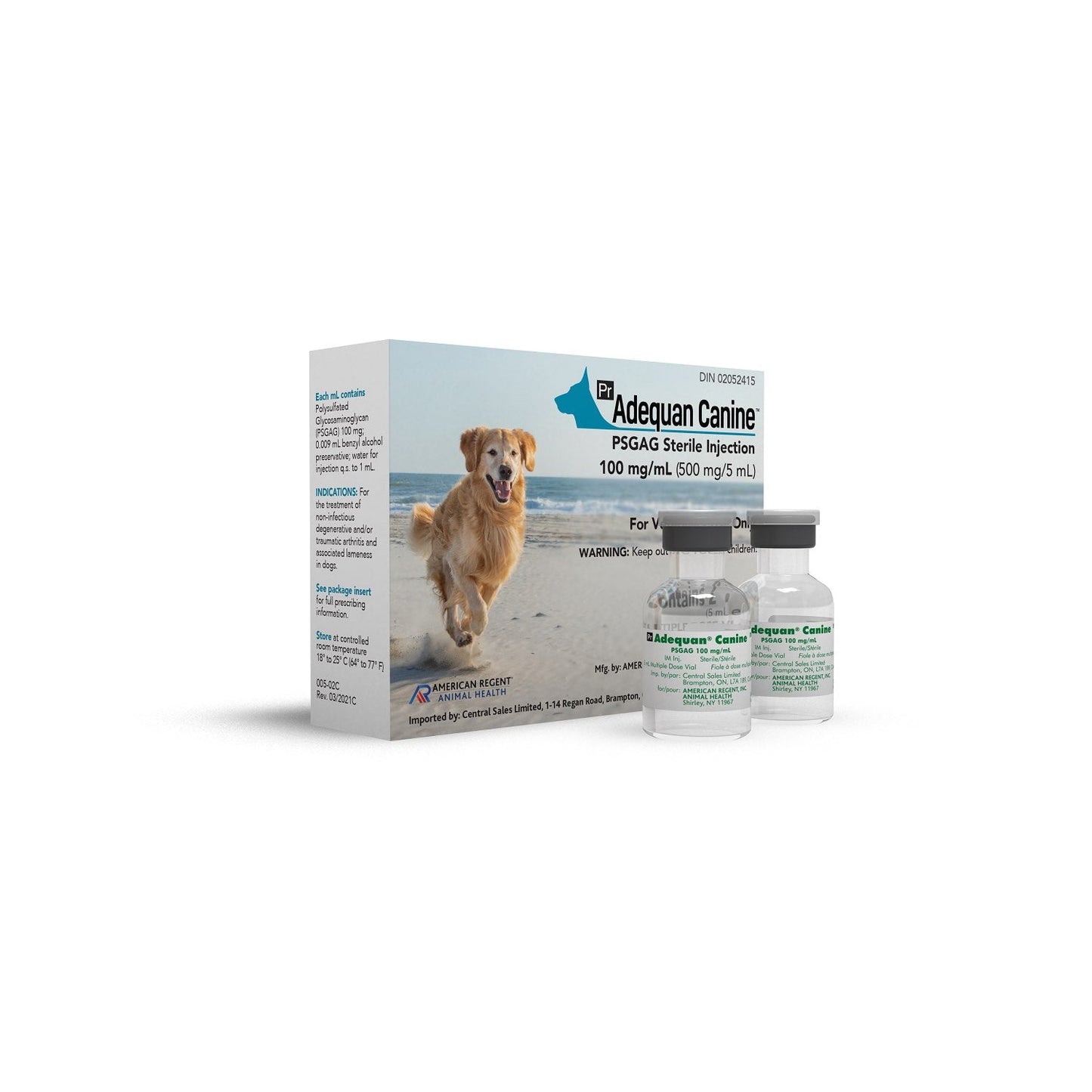 Adequan Canine 100 mg/ml, 2 vials x 5 ml