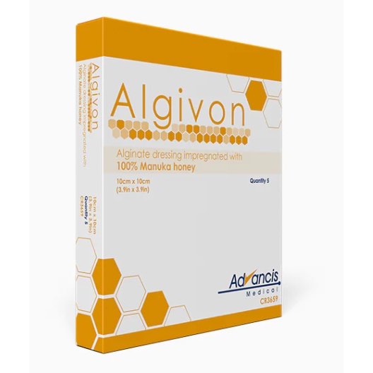 Algivon dressing 10cmx10cm, 5 units