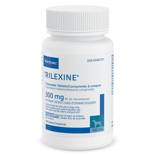 Rilexine 300 mg, 100 Chewable Tablets