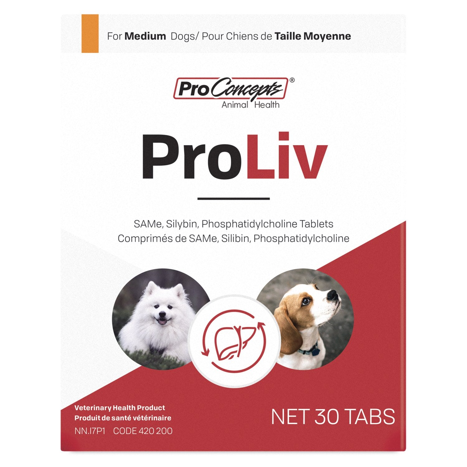 ProConcepts Animal Health ProLiv for medium dogs Original Chewable Tablets