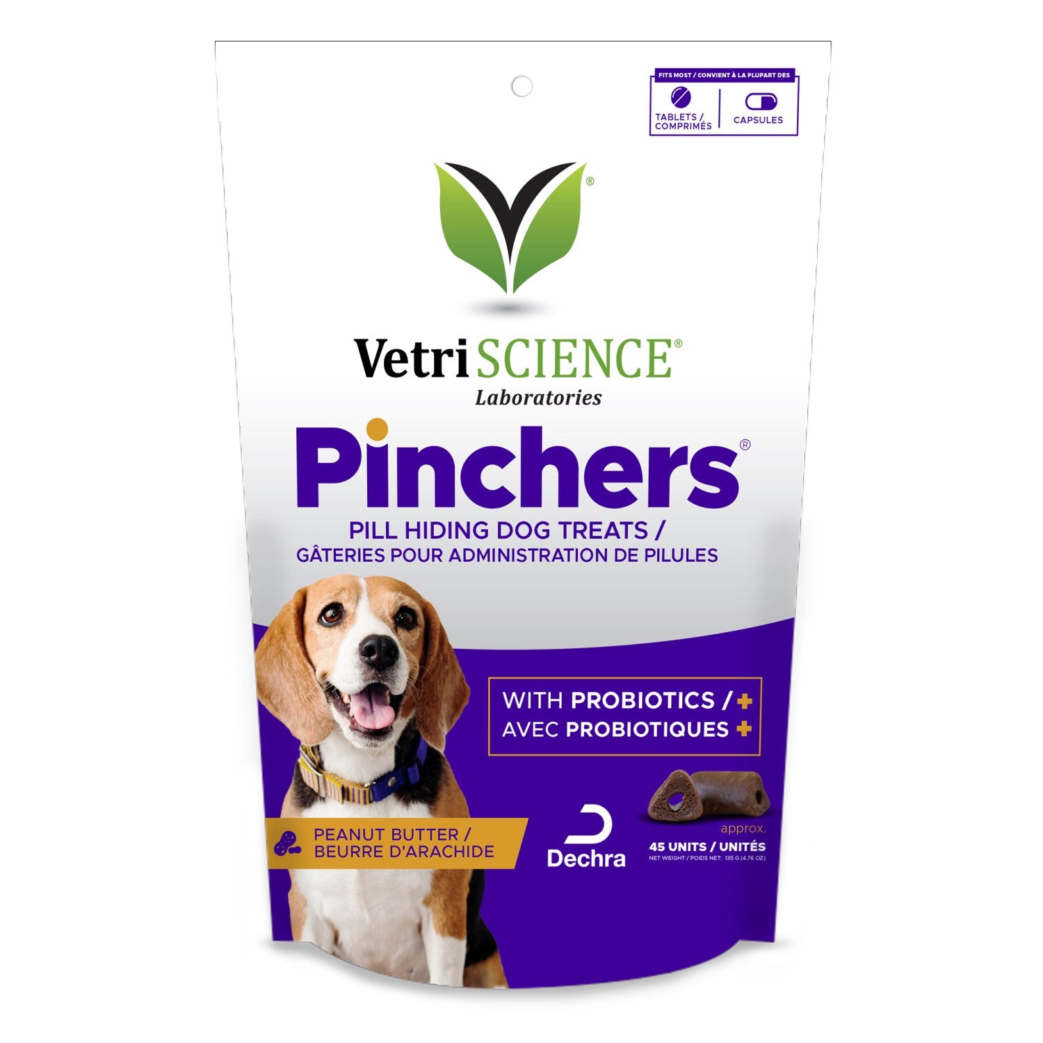 Pinchers Pill Hiding Dog Treats, 45 units