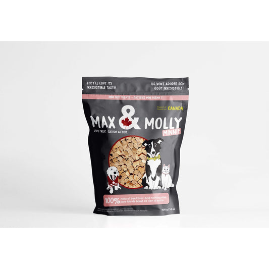 Max & Molly Minnie Beef liver treats 100g
