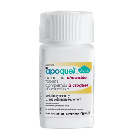 Apoquel  3.6 mg, 100 Chewable Tablets