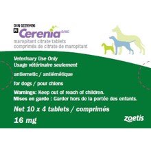 Cerenia tablets 16 mg tab - 1 x 40-tablet blister pack