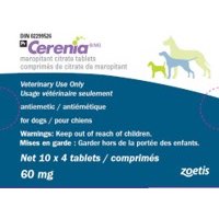 Cerenia tablets 60 mg tab - 1 x 40-tablet blister pack