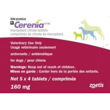 Cerenia tablets 160 mg tab - 1 x 40-tablet blister pack