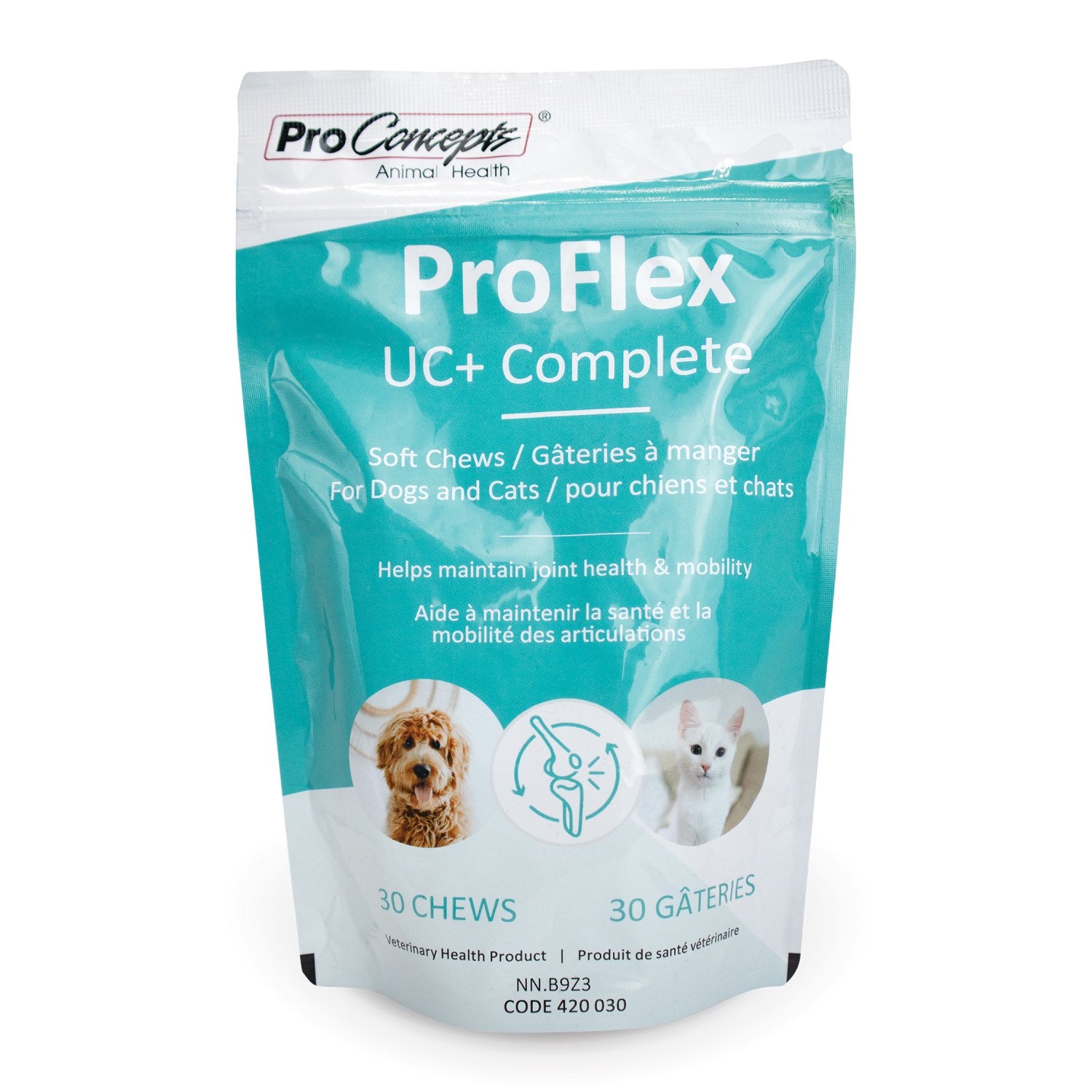 ProConcepts Animal Health Proflex UC+ Complete soft chews for cats and dogs Beef and Cheese Chews