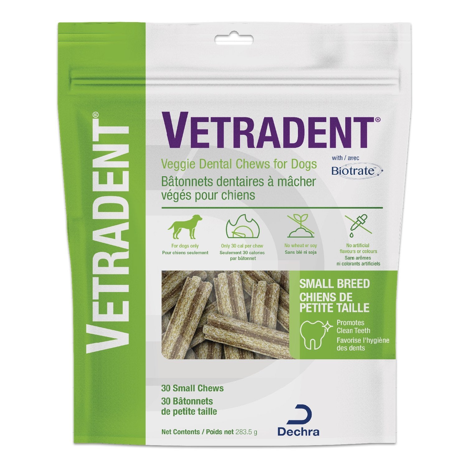 Vetradent Veggie dental chews for small breed dogs Vegetables