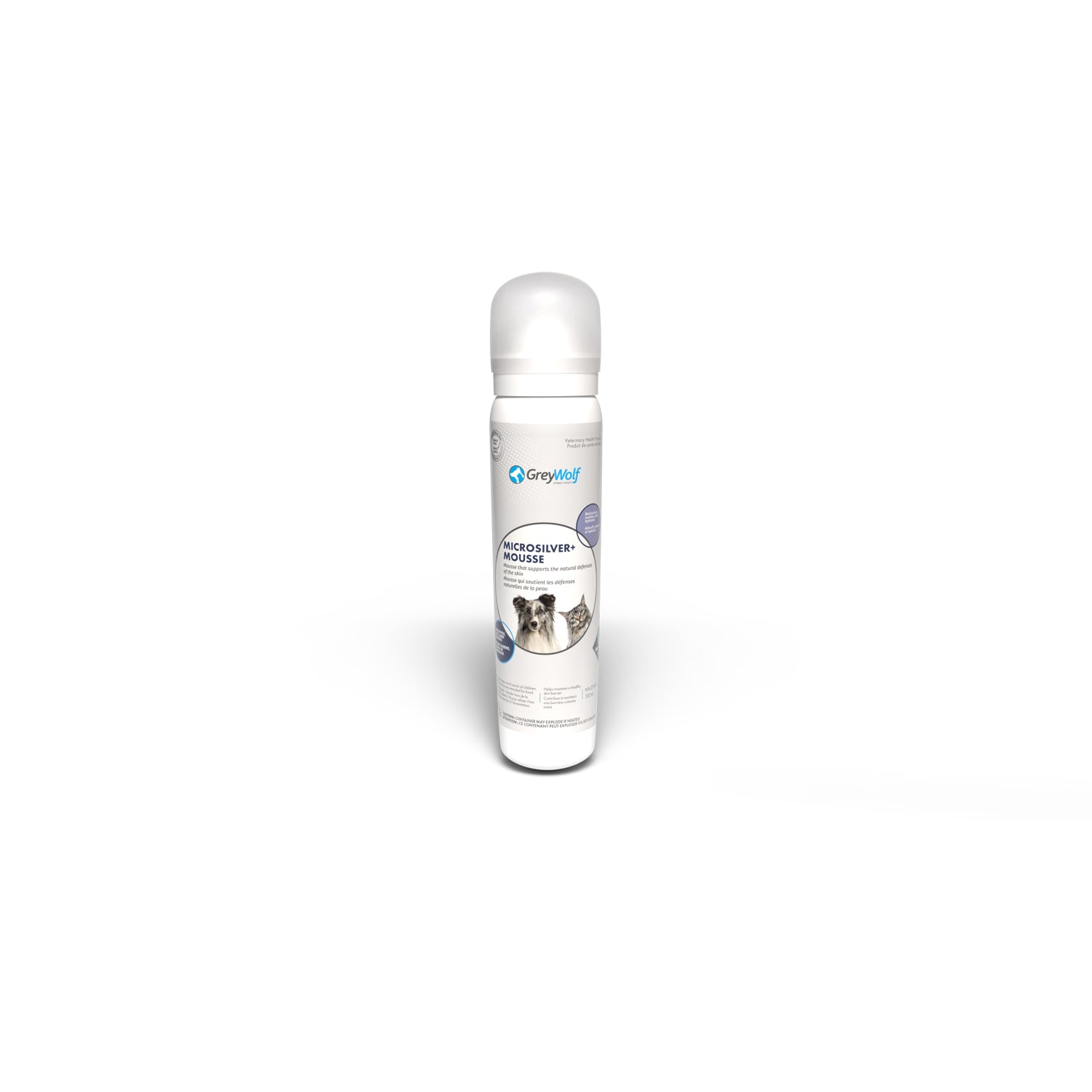 MicroSilver+ Mousse for cats and dogs, 100 ml