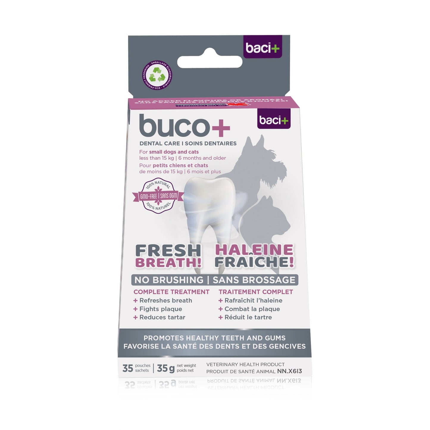 Baci+ Buco+ powder for cats and dogs less than 15 kg Flavourless