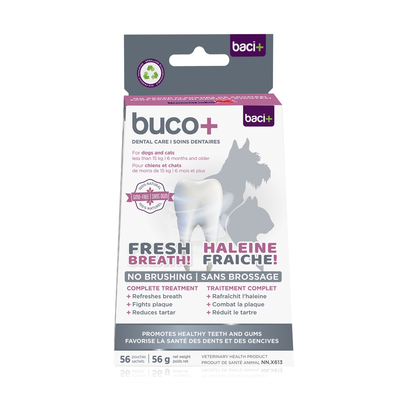 Baci+ Buco+ powder for cats and dogs less than 15 kg Flavourless