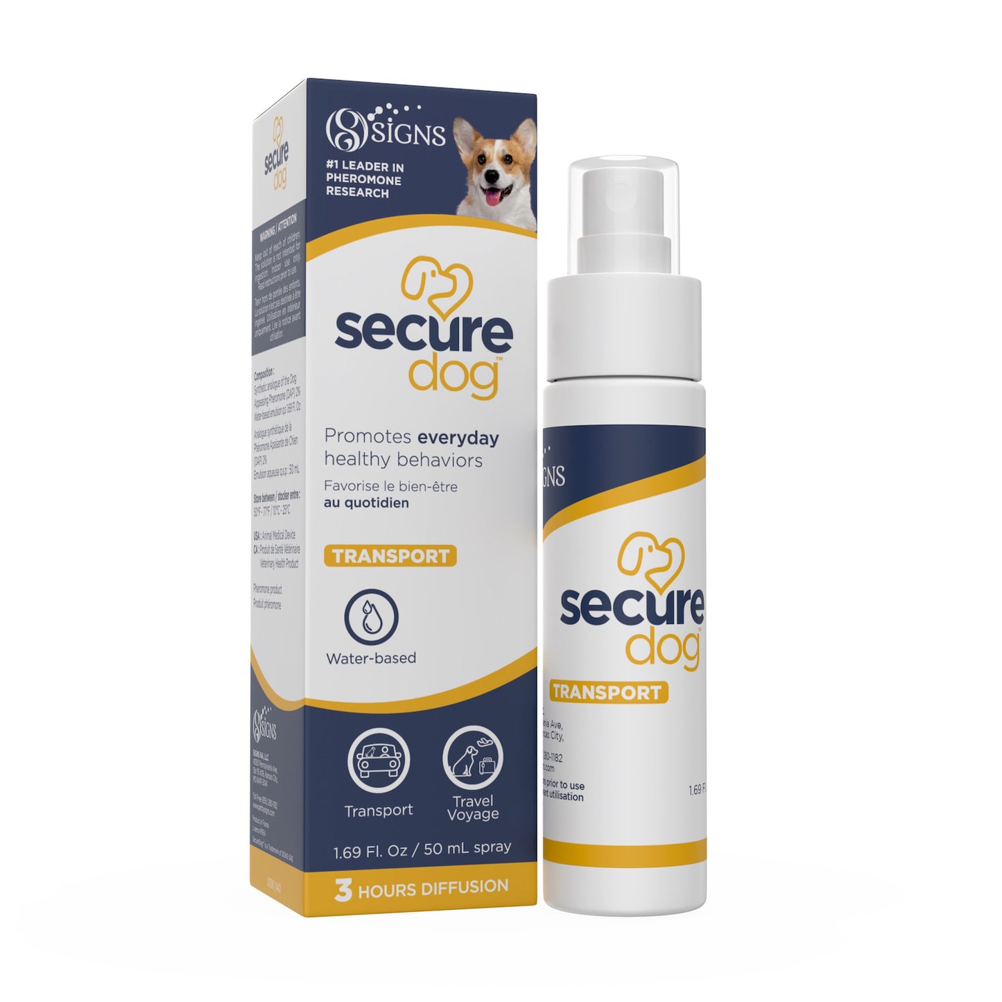 SecureDog Transport water-based spray