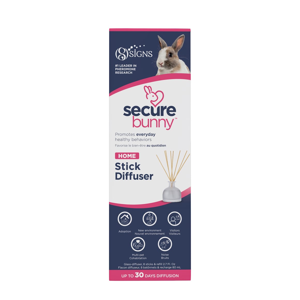 MedVant SecureBunny Home Starter Kit (Diffuser + Refill) for Rabbits