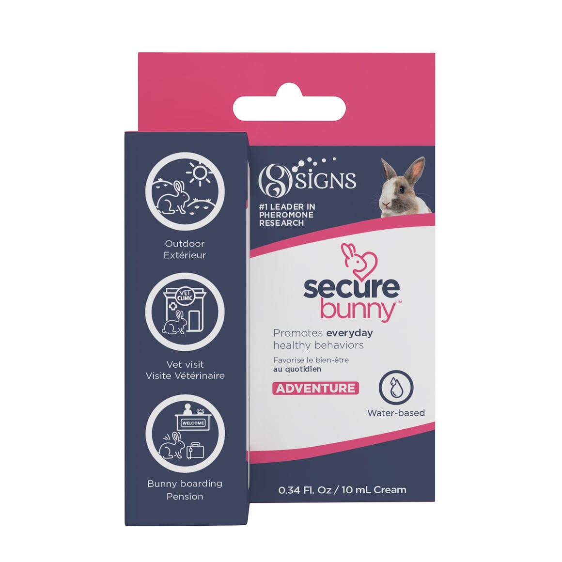 MedVant SecureBunny Adventure Water-Based Cream Spot-On for Rabbits, 10 ml