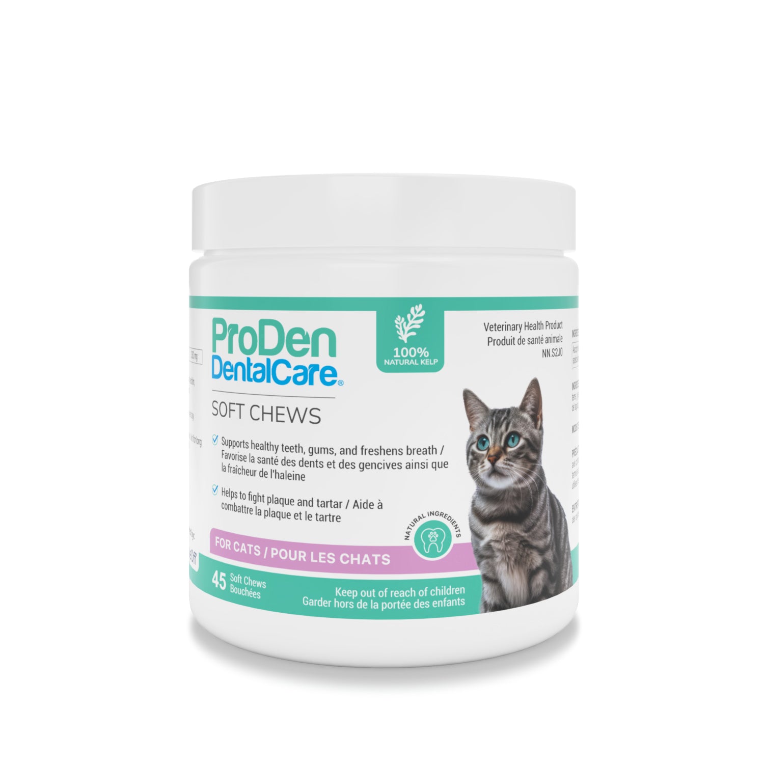 MedVant ProDen DentalCare soft chews for cats Natural flavouring 45 Chews