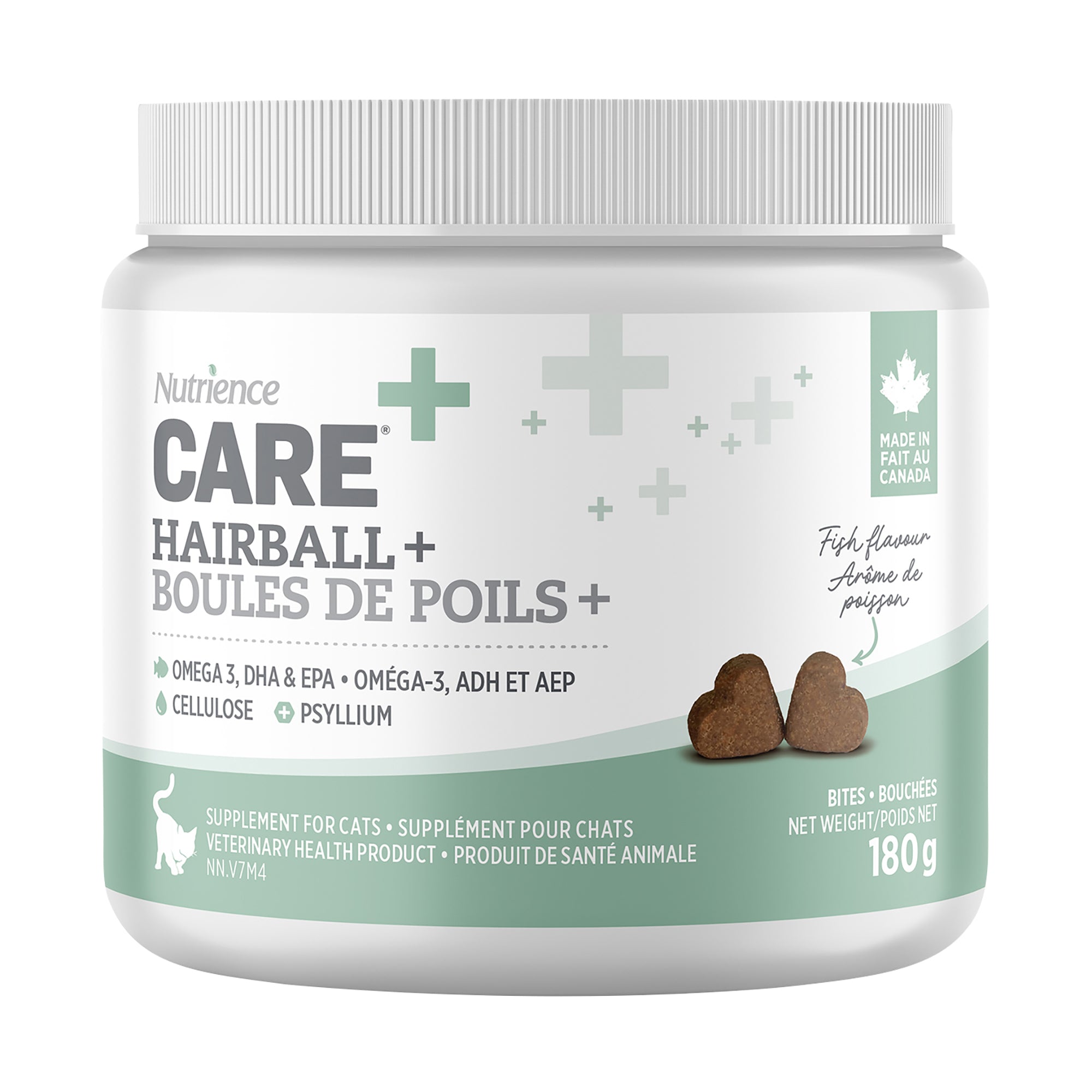 Nutrience Care Skin & Coat/Hairball+ supplement for cats Fish 180 g