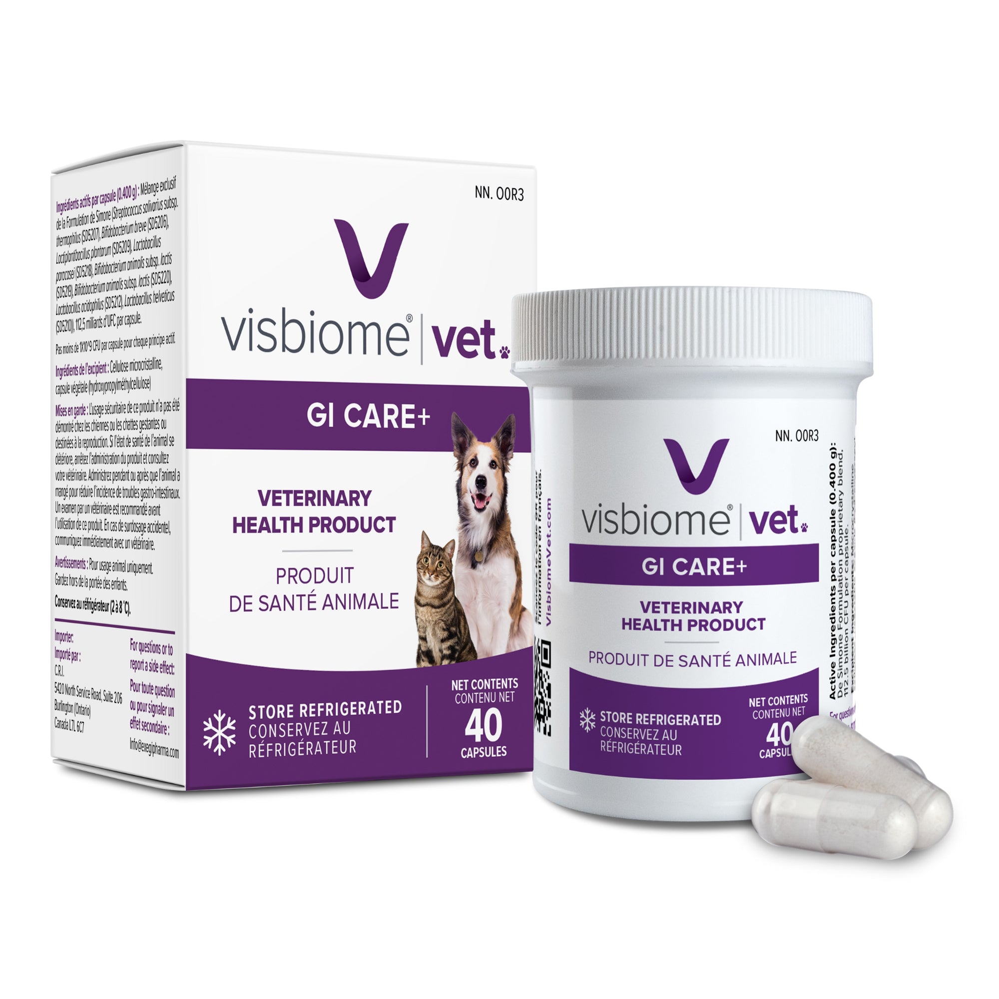 Visbiome Vet GI Care+ 6x40 caps