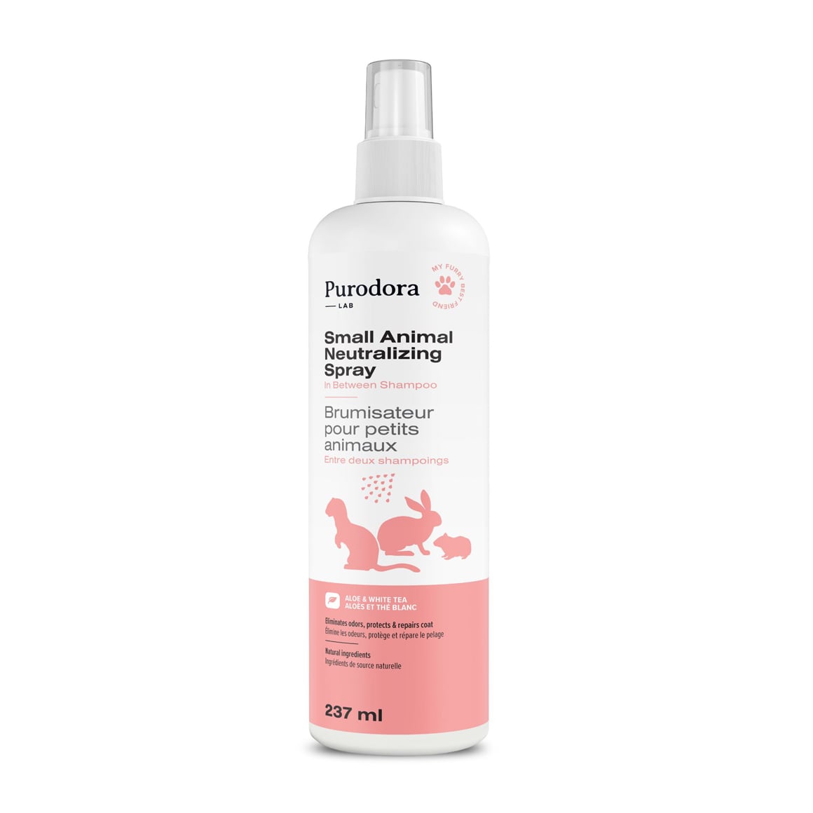 Purodora Neutralizing Pet Spray for Small Animals 237ml