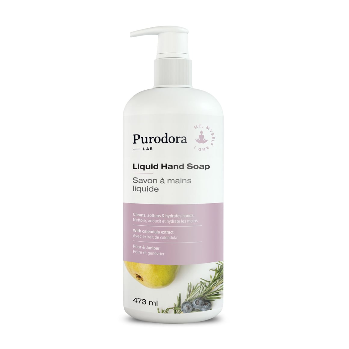 Purodora Hand Soap Liquid - Pear and Juniper 473ml