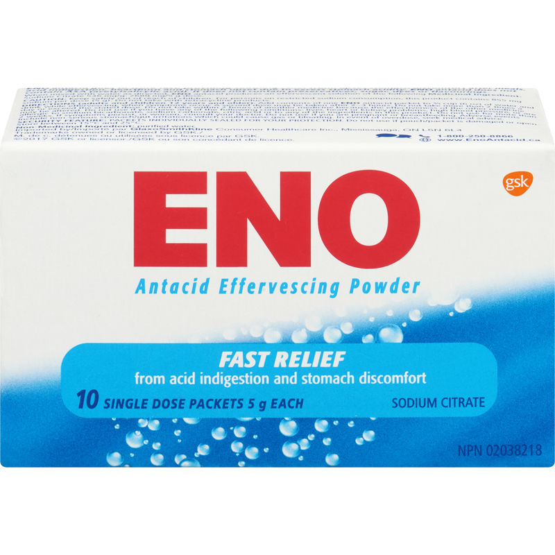 Eno Regular Antacid Powder 10 Foil Sachets