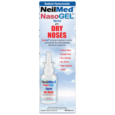 NeilMed NasoGel Drip Free Gel Spray for Dry Noses 45 ml