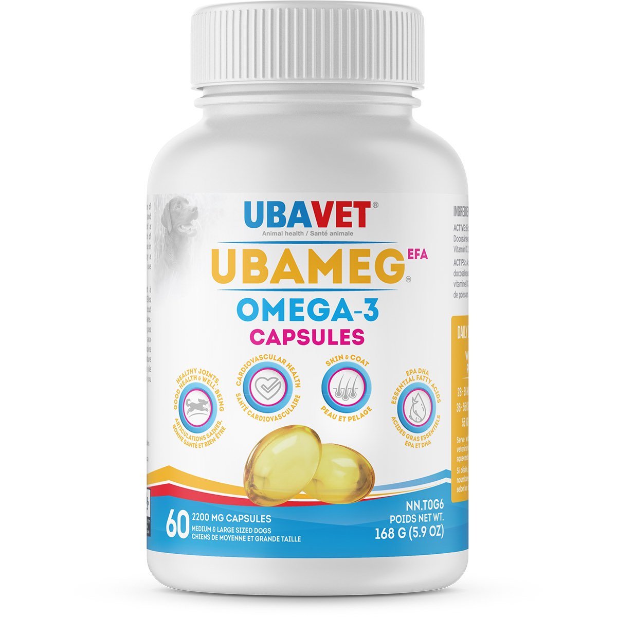 Ubameg EFA omega 3 capsules 60 Cap