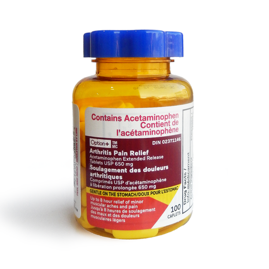 Option+ Arthritis Pain Relief 100 Caplets