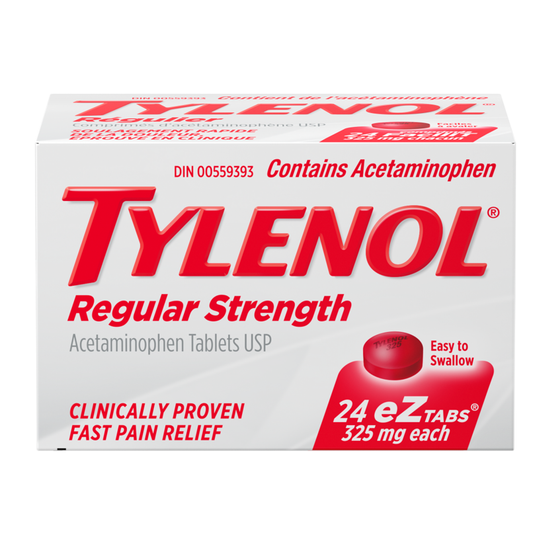 Tylenol Regular Strength eZ Tabs 24 tabs
