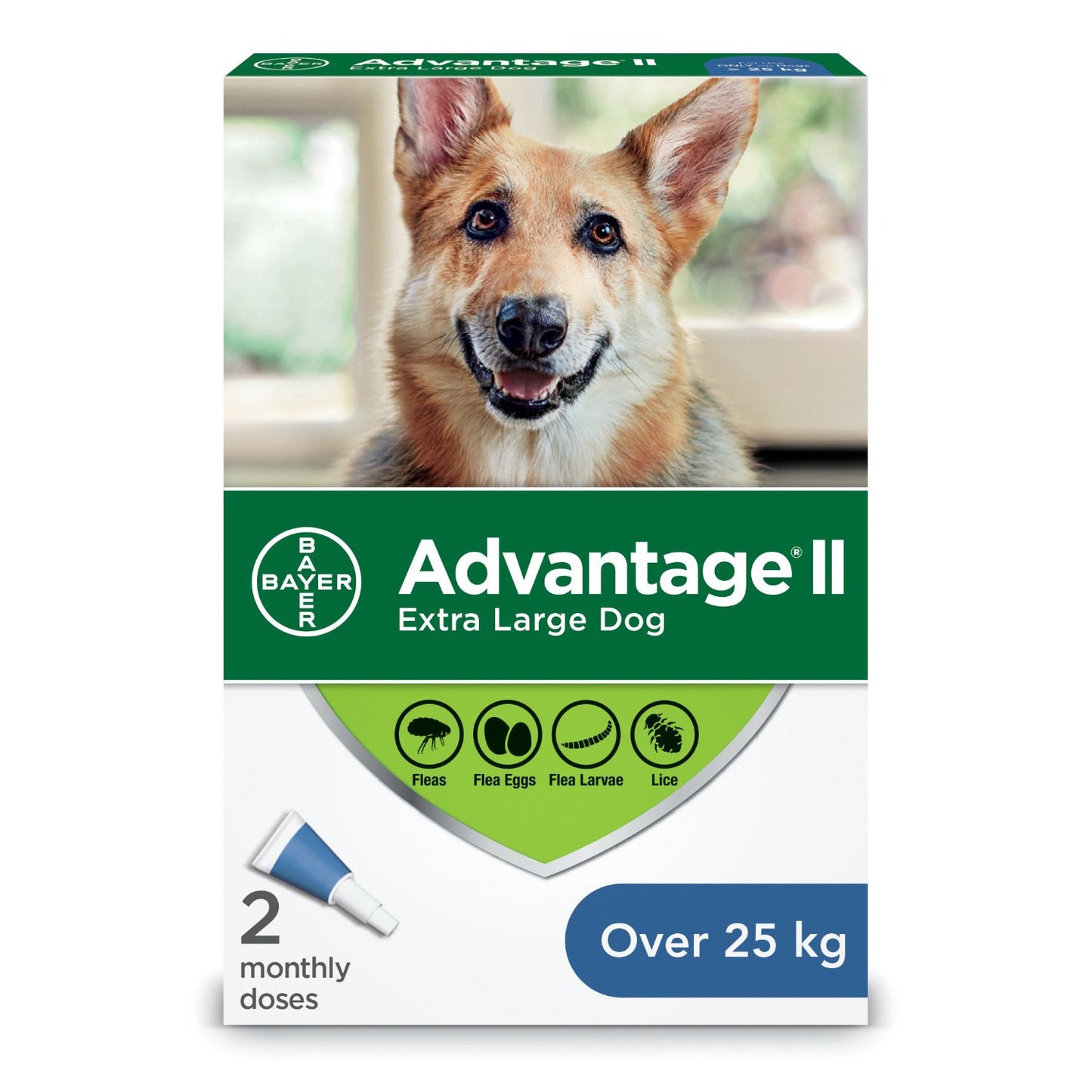 Advantage II Extra-Large Dog Once-A-Month Treatment Over 25 kg