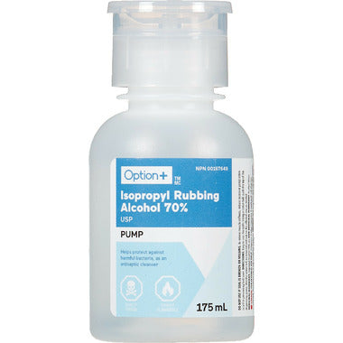 OPTION+ Isopropyl Alcohol 70%, 175ML