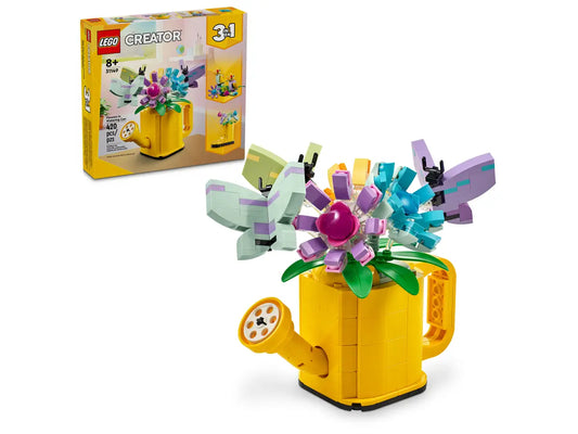 LEGO Flowers in Watering Can