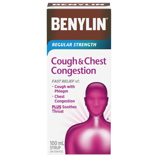 Benylin Regular Strength Cough & Chest Congestion Syrup 100 ml