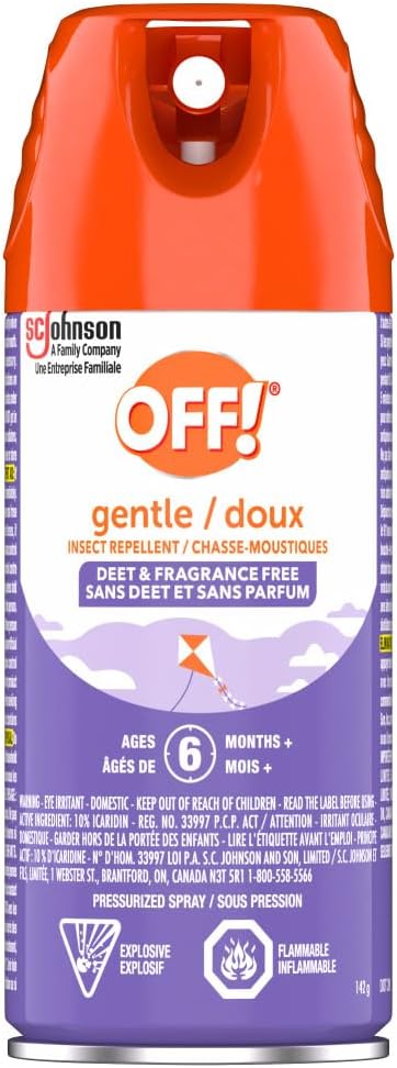 OFF Gentle DEET Free Insect and Mosquito Repellent 142G