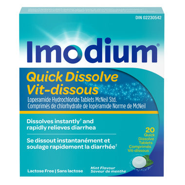 Imodium Quick-Dissolve Mint 20 Tabs